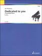 Dedicated to You piano sheet music cover